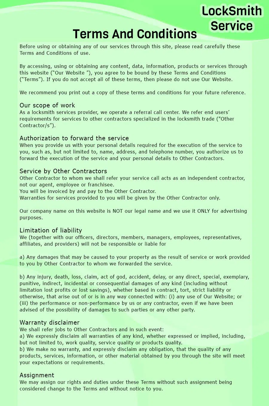 Jersey City Locksmith Store, Jersey City, NJ 201-367-1875 - terms-ls